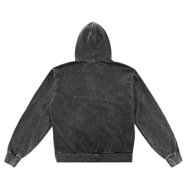 YZO SKELETON FULLZIP HOODIE (WASHED)