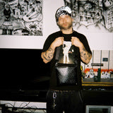 EMBOSSED ALL-OVER SIDEBAG