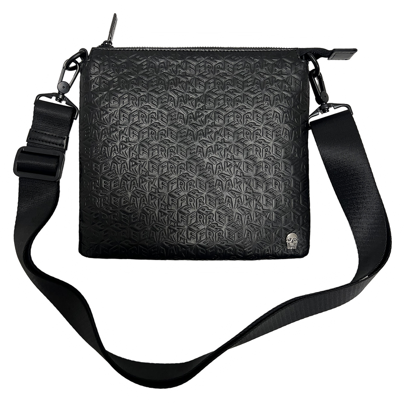 EMBOSSED ALL-OVER SIDEBAG