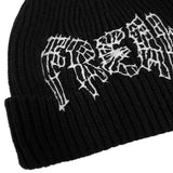 WEB FONT BEANIE (BLACK)