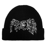 WEB FONT BEANIE (BLACK)