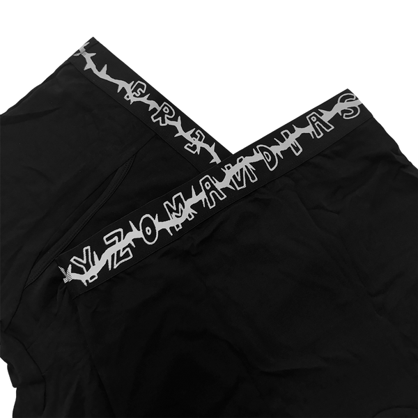 WIRE FONT BOXER SET (BLACK)