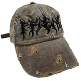 FTW FONT HAT (WASHED BROWN)
