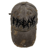 FTW FONT HAT (WASHED BROWN)