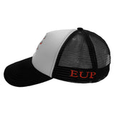 EUP LOGO TRUCKER HAT (BLACK/WHITE)