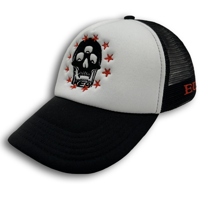 EUP LOGO TRUCKER HAT (BLACK/WHITE)