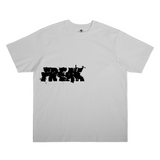 GLITCH LOGO TEE (WHITE)