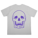 ESSENTIAL PURPLE LOGO TEE (WHITE)