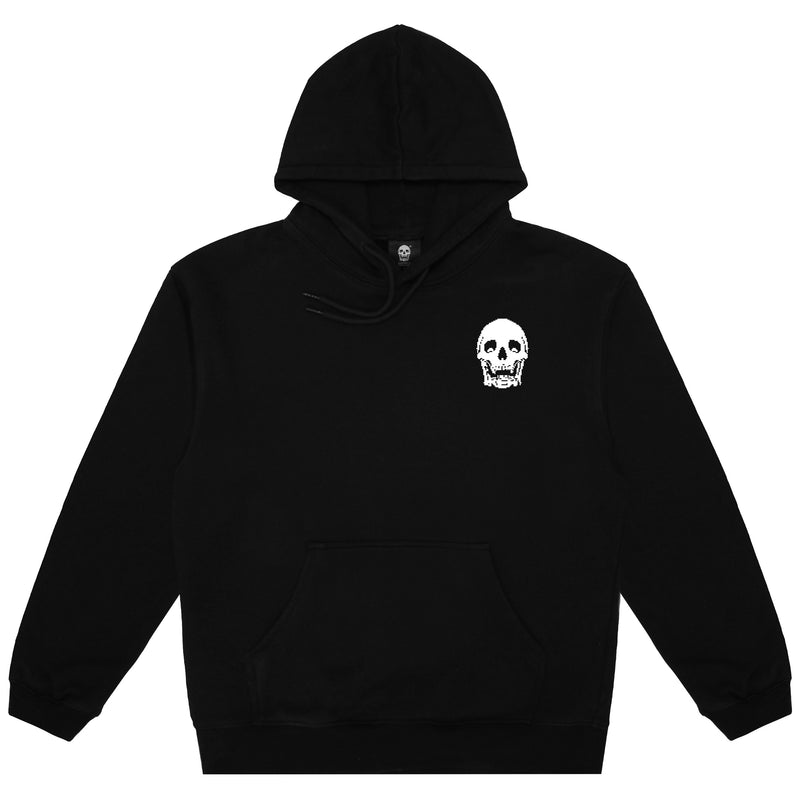 PREMIUM PIXEL LOGO HOODIE (BLACK)