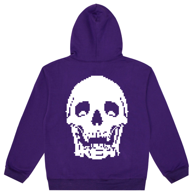 PREMIUM PIXEL LOGO HOODIE (PURPLE)