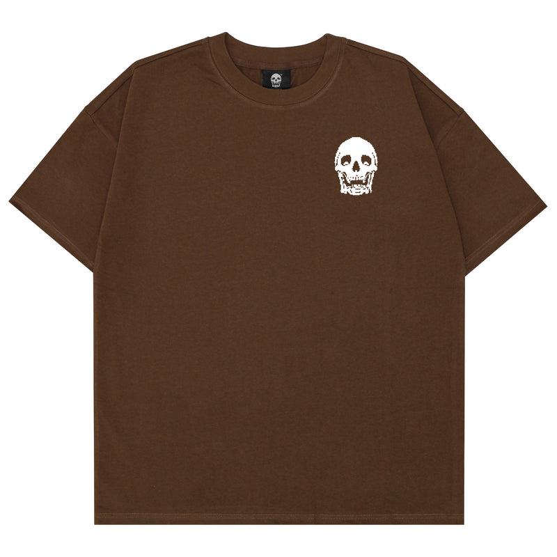 PREMIUM PIXEL LOGO TEE (BROWN)