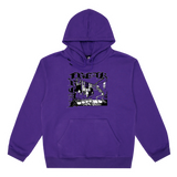 PREMIUM FUCK POLITICIANS LOGO HOODIE (PURPLE)
