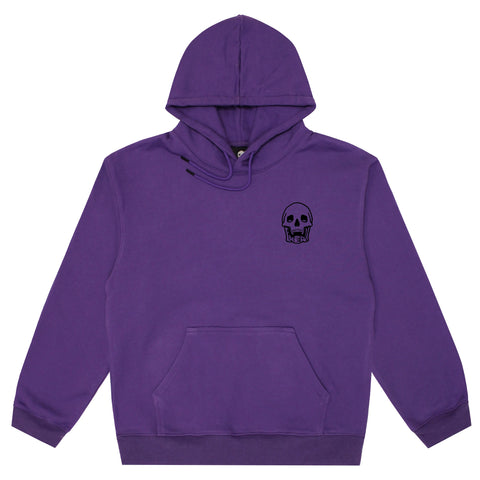 PREMIUM RHINESTONE LOGO HOODIE (PURPLE)