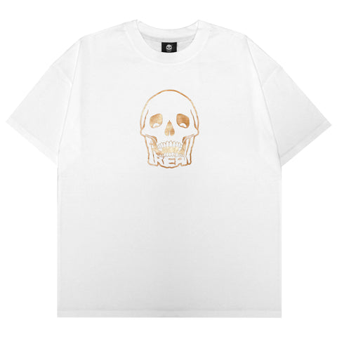 PREMIUM BRONZE LOGO TEE (WHITE)