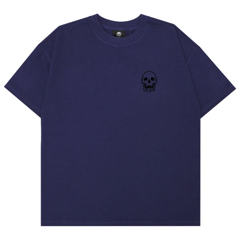 PREMIUM RHINESTONE LOGO TEE (VIOLET BLUE)