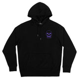 ESSENTIAL PURPLE LOGO HOODIE (BLACK)