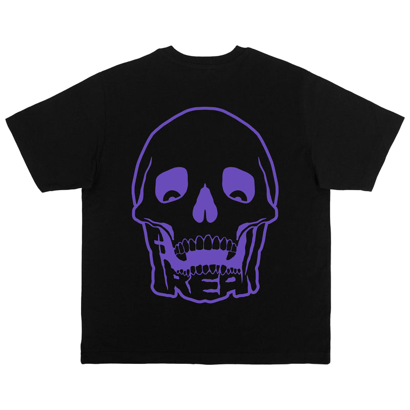 ESSENTIAL PURPLE LOGO TEE (BLACK)