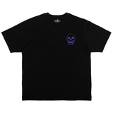 ESSENTIAL PURPLE LOGO TEE (BLACK)
