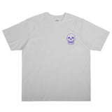 ESSENTIAL PURPLE LOGO TEE (WHITE)
