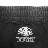 LOGO SHORTS (WASHED BLACK)