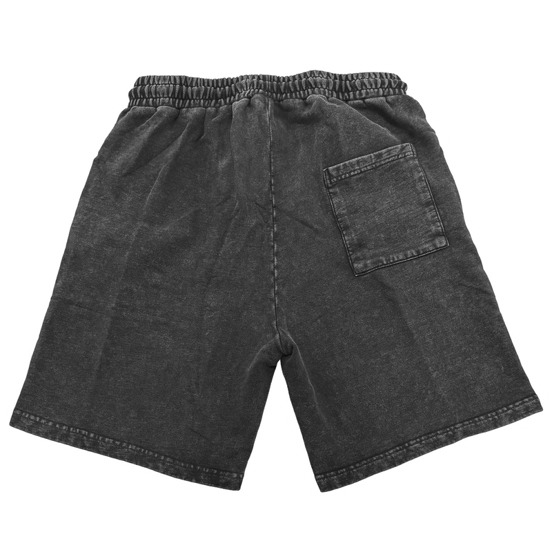 LOGO SHORTS (WASHED BLACK)