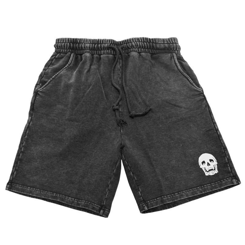 LOGO SHORTS (WASHED BLACK)