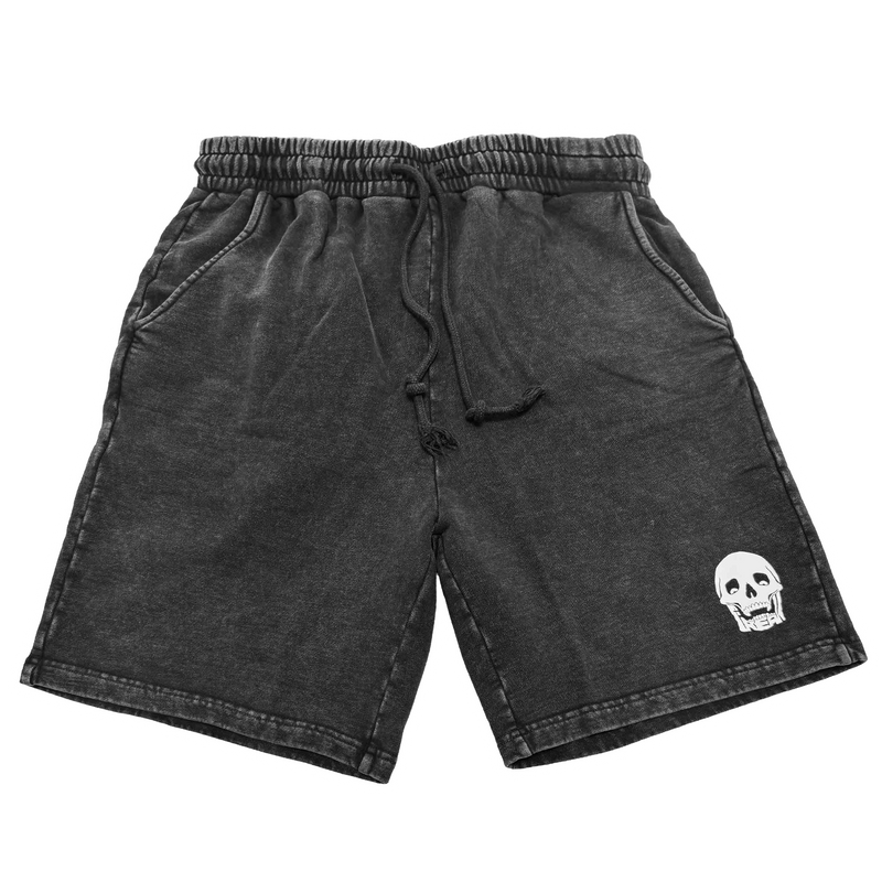 LOGO SHORTS (WASHED BLACK)