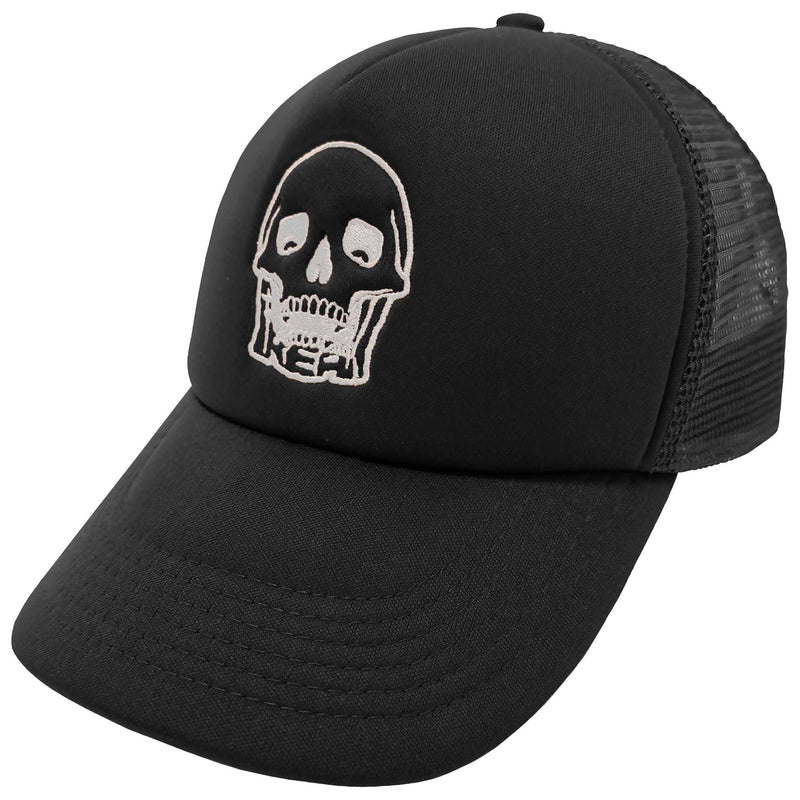 ESSENTIAL LOGO TRUCKER HAT (BLACK)