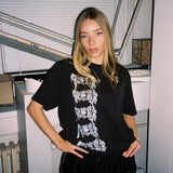 WEB FONT TEE (WASHED BLACK)