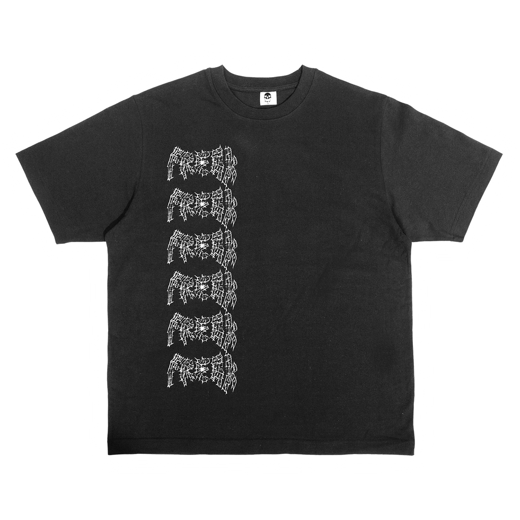 WEB FONT TEE (WASHED BLACK)