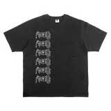 WEB FONT TEE (WASHED BLACK)